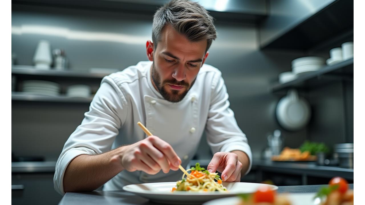 Le Chef de Fête Gourmande en plein processus créatif